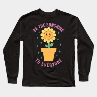 sunflower cute Long Sleeve T-Shirt